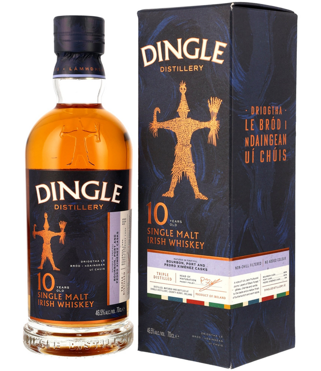 Dingle 10 Years Old Irish Whiskey 0,70 ltr 46,5%
