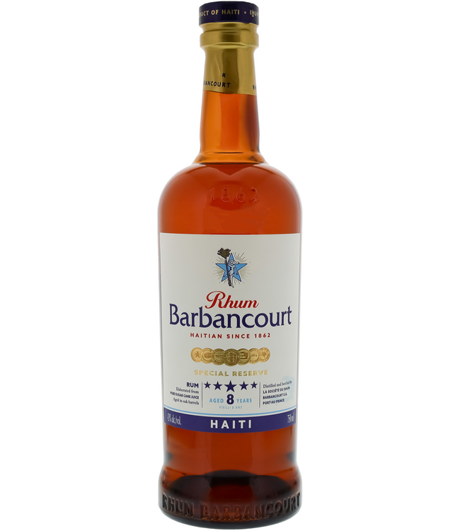 Barbancourt Five Star 8 Years Old 0,75 ltr 43%