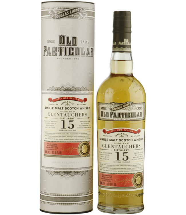 Glentauchers 15 Years Old 2007 Old Particular 0,70 ltr 48,4%
