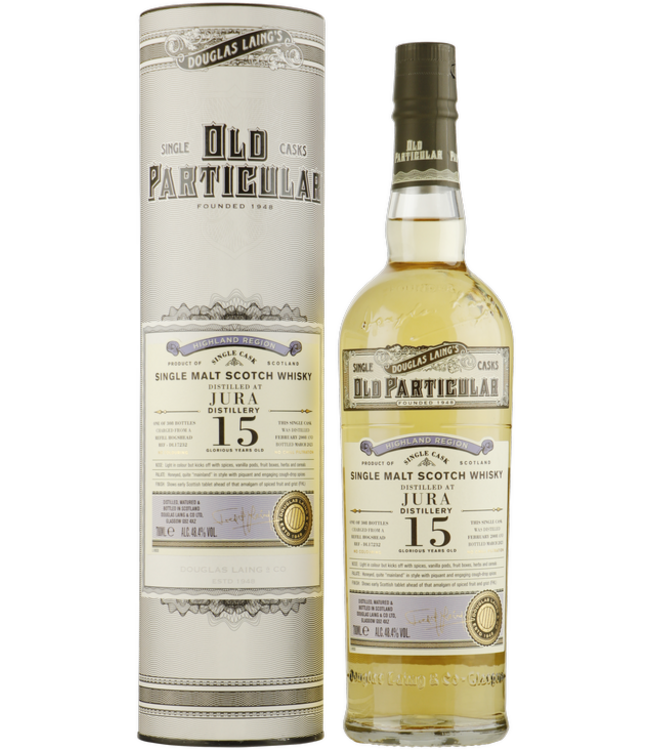 Jura 15 Years Old 2008 Douglas Laing Old Particular 0,70 ltr 48,4%