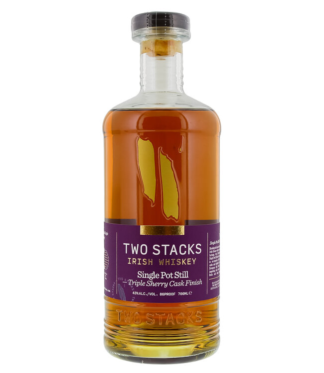 Two Stacks Irish Whiskey Single Pot Still Triple Sherry Cask Finish 0,70 ltr 43%