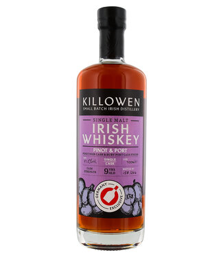 Killowen Germany Exclusive Pinot & Port Cask Finish 9YO Single Malt Irish Whiskey 0,70 ltr 51,2%