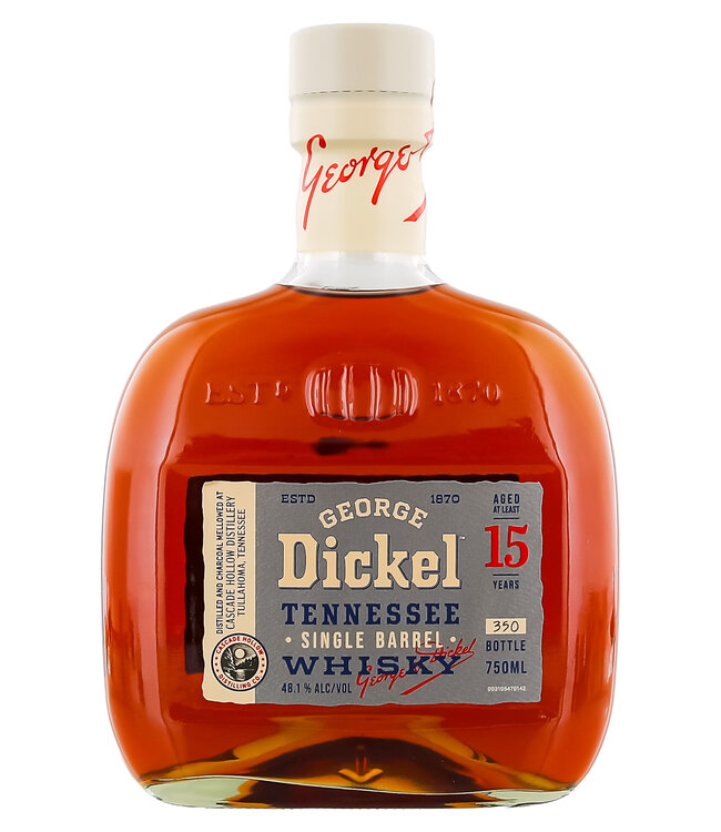 George Dickel 15 Years Old Single Barrel 0,75 ltr 48%