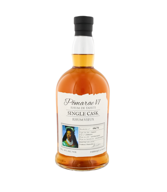 Pomarae VI Rhum Vieux Cognac Aged Single Cask 0,70 ltr 43%