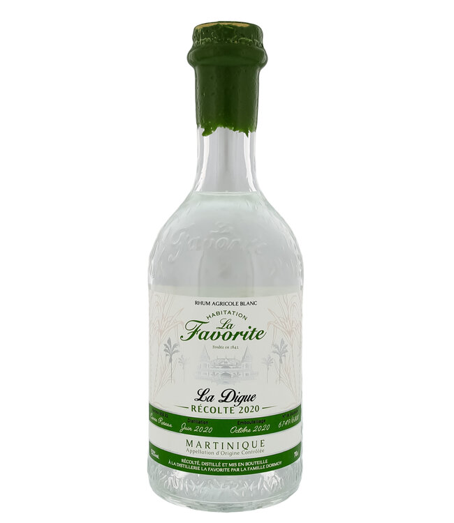 La Favorite Rhum Agricole Blanc La Digue 2020 0,70 ltr 52%
