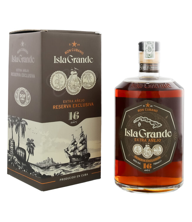 Isla Grande Ron Extra Anejo 16 Years Old Reserva Exclusiva 0,70 ltr 40%