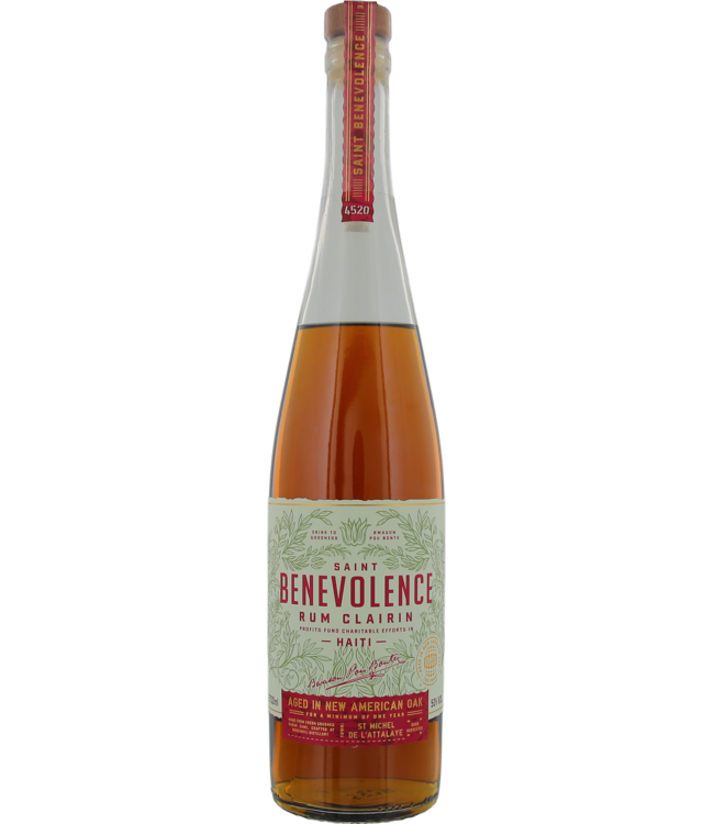 Saint Benevolence Aged Rum Clairin 0,70 ltr 50%