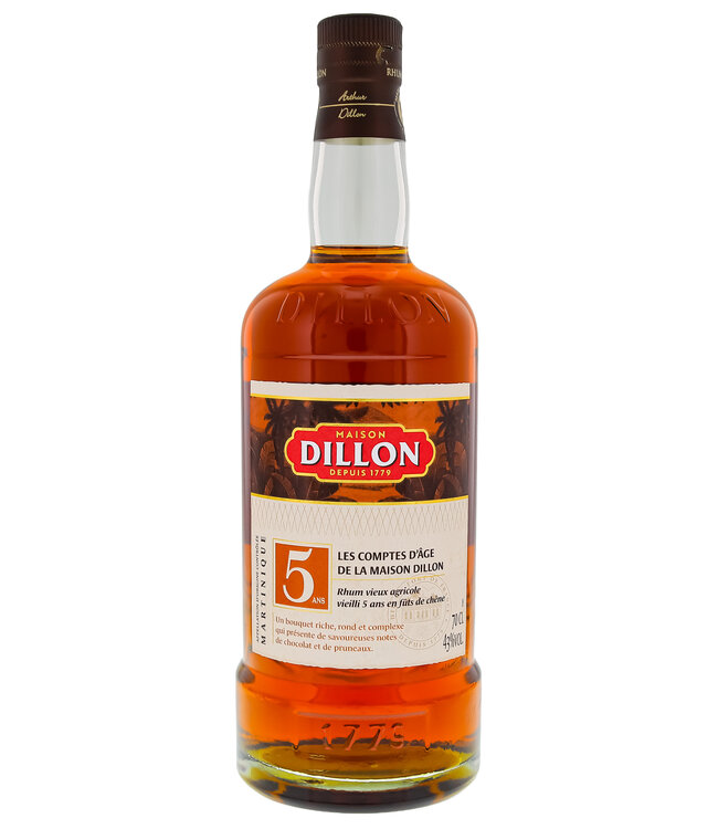 Dillon Rhum Vieux Agricole 5 Years Old 0,70 ltr 43%