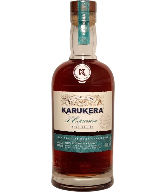 Karukera Rhum Agricole LExpression Brut de Fut 2019 Small Batch 0,70 ltr 50,1%