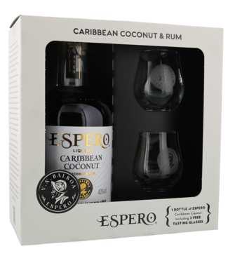Espero Caribbean Coconut & Rum Giftset 0,70 ltr 40%