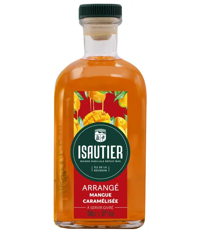 Isautier Arrange Caramelized Mango Liqueur 0,50 ltr 37%