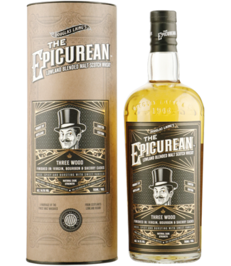 The Epicurean Three Wood Finish Lowland Blended Malt Whisky 0,70 ltr 54,1%