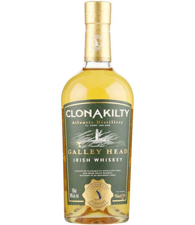 Clonakilty Galley Head Green Label Irish Whiskey 0,70 ltr 40%