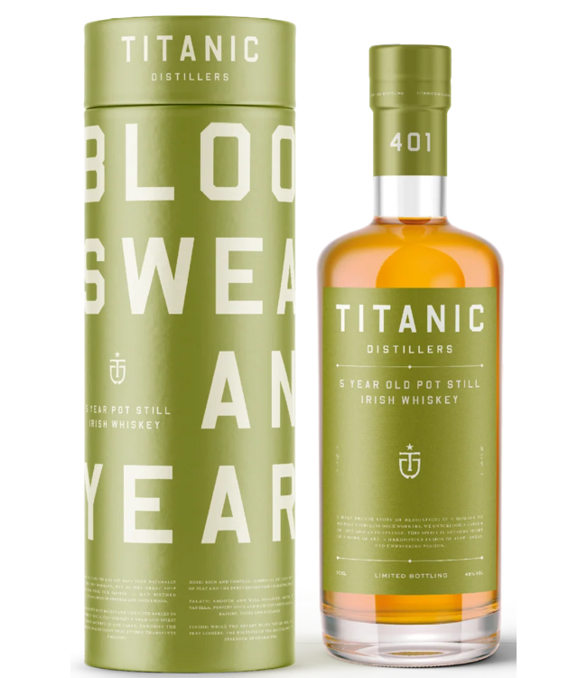 Titanic 5 Years Old Pot Still Irish Whiskey 0,70 ltr 46%