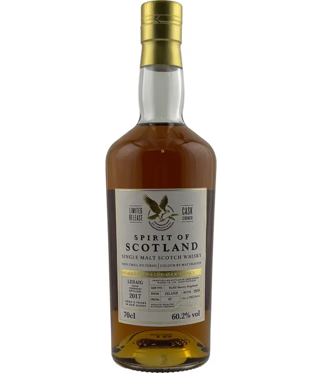 Ledaig 9 Years Old 2017 Spirit Of Scotland 0,70 ltr 60,2%