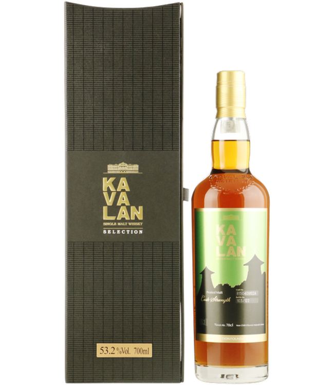 Kavalan Single Cask 8 Years Old Peated Single Cask 0,70 ltr 53,2%