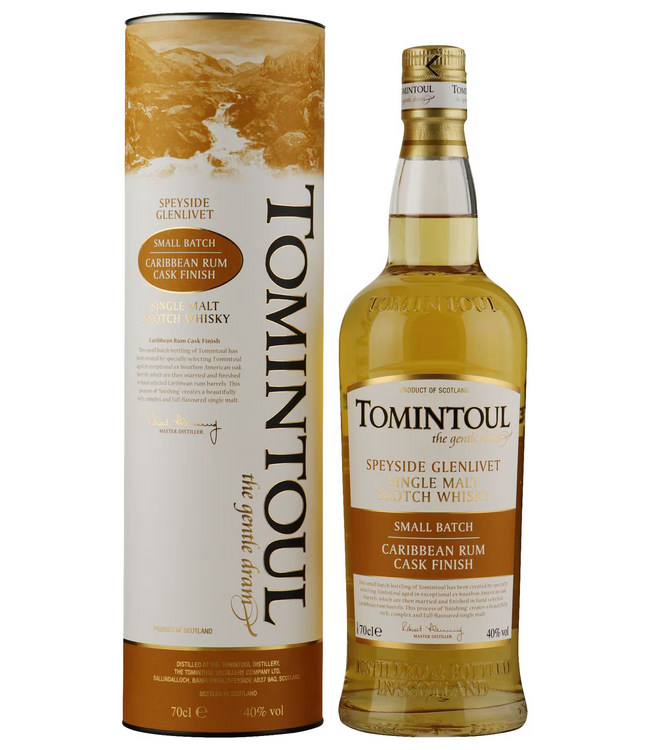 Tomintoul Caribbean Rum Cask Finish 0,70 ltr 40%