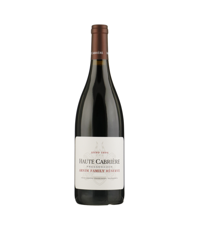Haute Cabriere Arnim Family Reserve Syrah & Pinot Noir 0,75 ltr 13,5%