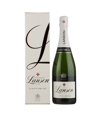 Champagne Lanson Le White Label Sec 0,75 ltr 12,5%