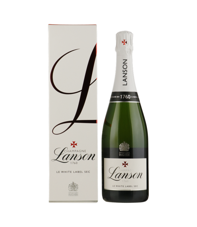 Champagne Lanson Le White Label Sec 0,75 ltr 12,5%