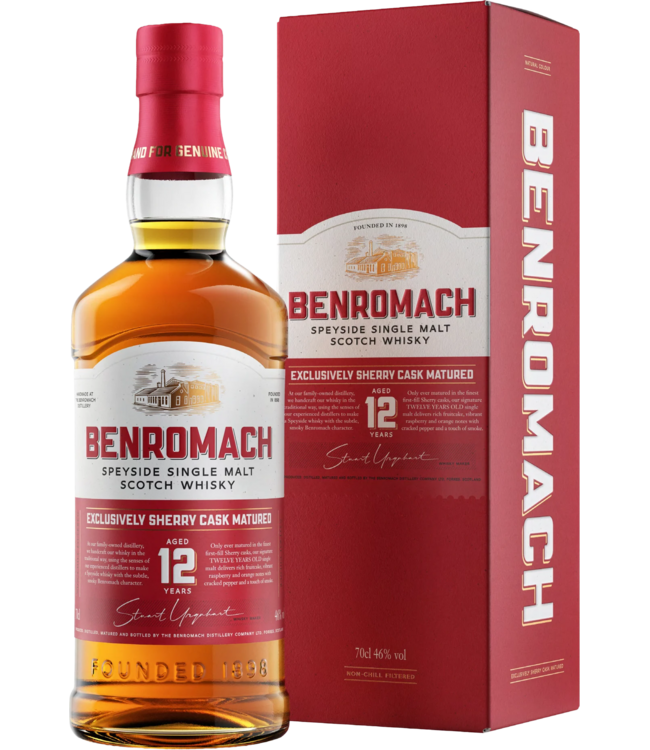 Benromach 12 Years Old Sherry Cask Matured 0,70 ltr 46%