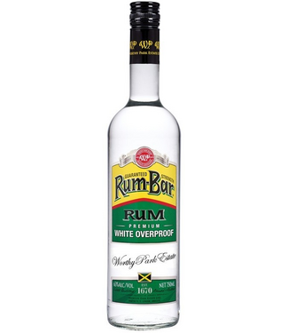 Rum Bar Rum Bar Worthy Park Estate Overproof White Pot Still Rum 0,70 ltr 63%