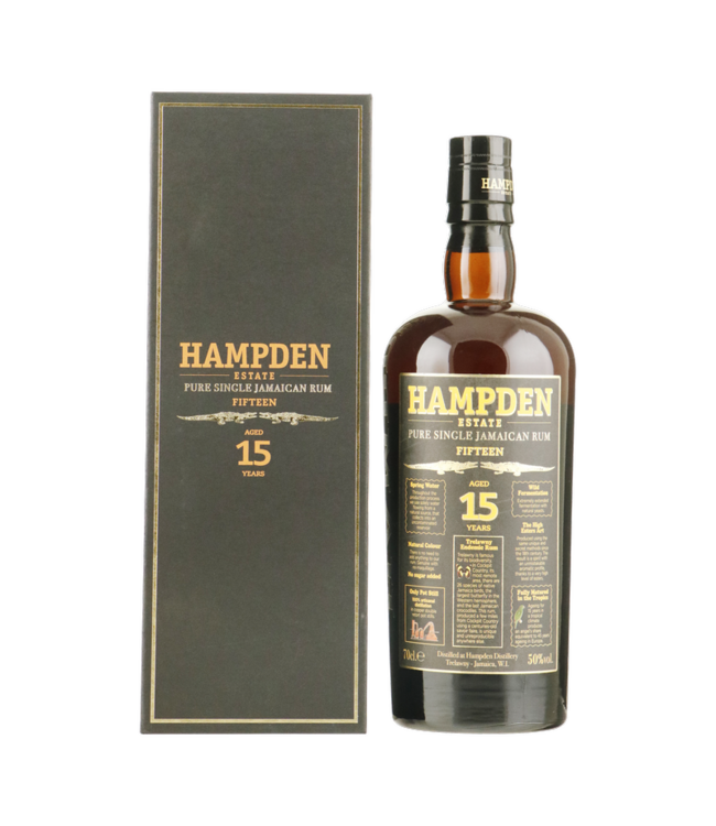 Hampden Estate Pure Jamaican Rum 15 Years Old 0,70 ltr 50%