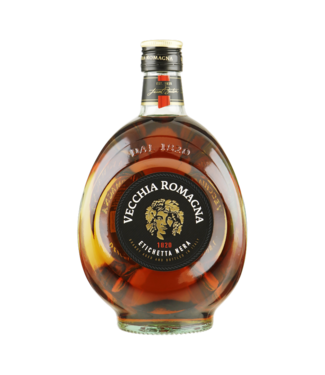 Vecchia Romagna Nera Brandy Giftpack + Brandy Glas 0,70 ltr 38%