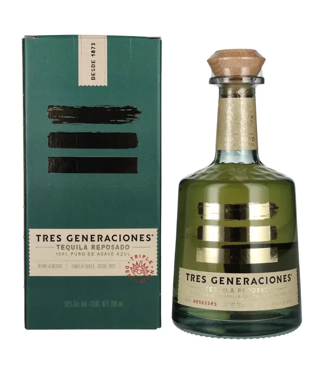 Tres Generaciones Tequila Reposado 0,70 ltr 38%
