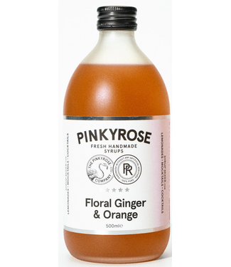 Pinkyrose Floral Ginger&Orange Syrup 0,50 ltr 0%