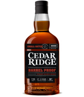 Cedar Ridge Cedar Ridge Barrel Proof Bourbon 0,75 ltr 58%