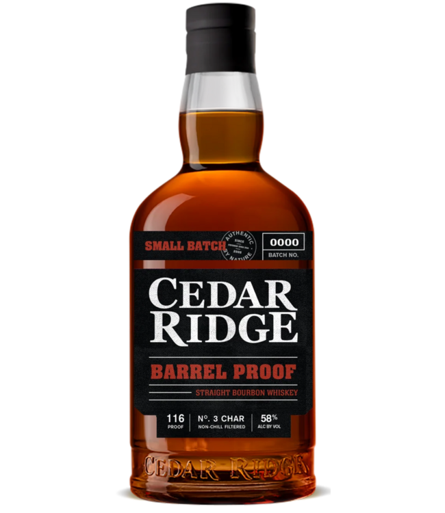 Cedar Ridge Barrel Proof Bourbon 0,75 ltr 58%