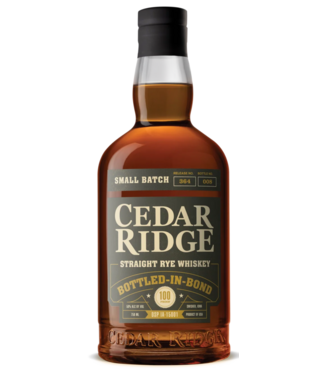 Cedar Ridge Cedar Ridge Bottled In Bond Rye 0,75 ltr 50%