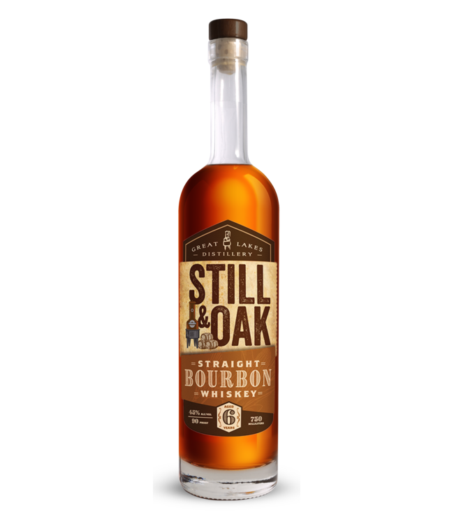 Great Lakes Distillery Still & Oak Straight Bourbon 6 Years Old 0,75 ltr 45%