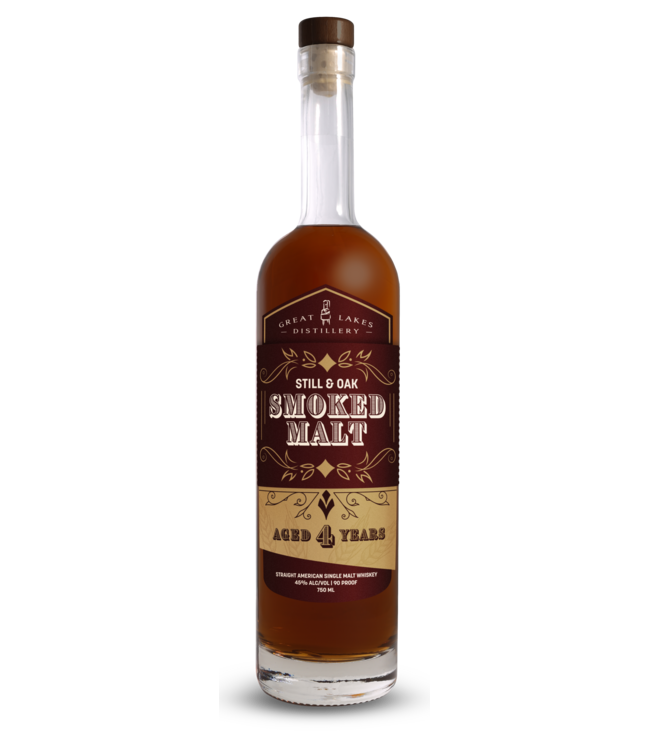 Great Lakes Distillery Still & Oak Smoked Malt 4 Years Old 0,75 ltr 45%