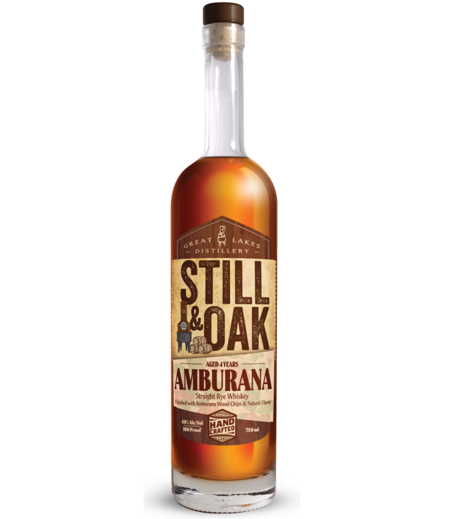 Great Lakes Distillery Still & Oak Rye Amburana Finish 0,75 ltr 50%