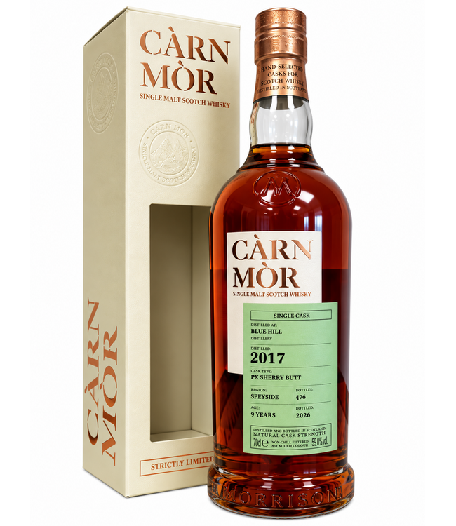 Craigellachie 9 Years Old 2017 Carn Mor Single Cask 0,70 ltr 52,4%