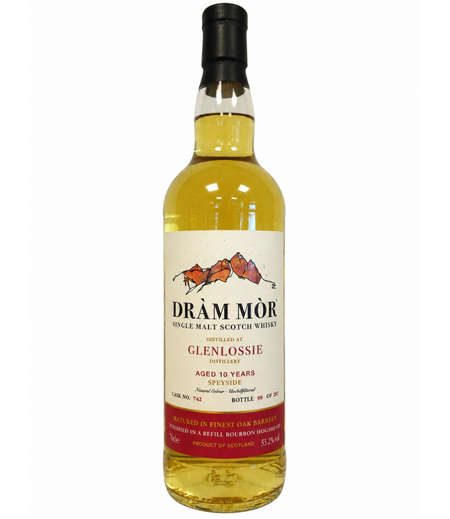 Glenlossie 10 Years Old 2015 Dram Mor 0,70 ltr 56,3%
