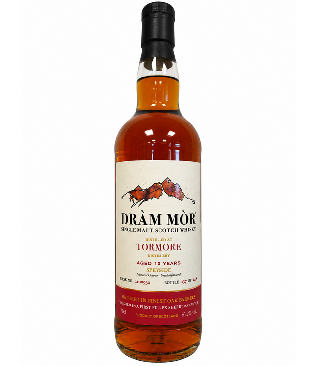 Tormore 10 Years Old 2015 Dram Mor 0,70 ltr 56,2%