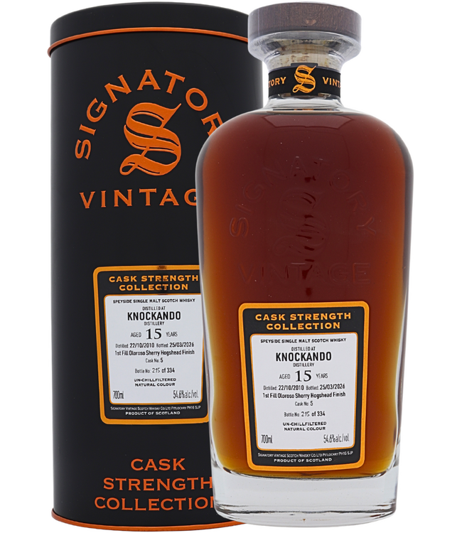 Knockando 2010 Signatory Cask Strength Cask 5 0,70 ltr 54,6%