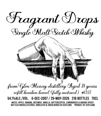 Glen Moray Glen Moray 18 Years Old 2007 Fragrant Drops 0,70 ltr 54,1%
