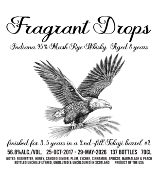 Indiana Indiana Rye 8 Years Old 2017 Fragrant Drops 0,70 ltr 56,8%
