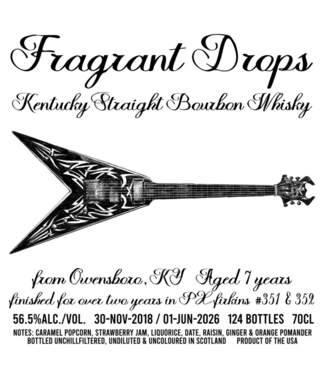 Kentucky Kentucky Straight Bourbon 7 Years Old 2018 Fragrant Drops 0,70 ltr 56,5%