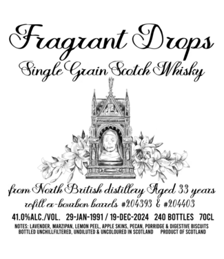 North British North British 33 Years Old 1991 Fragrant Drops 0,70 ltr 41%