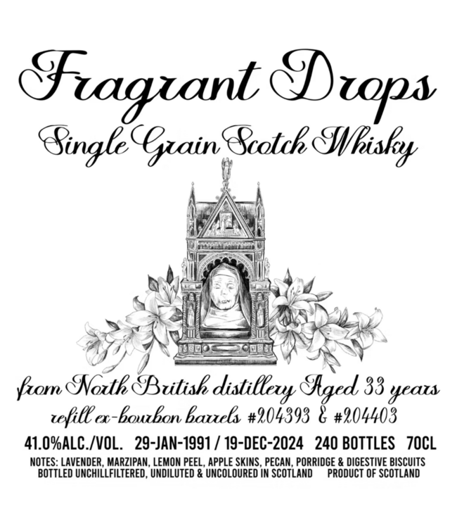 North British 33 Years Old 1991 Fragrant Drops 0,70 ltr 41%
