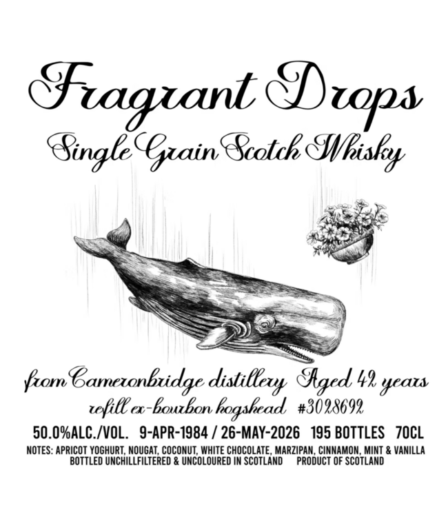 Cameronbridge 42 Years Old 1984 Fragrant Drops 0,70 ltr 50%