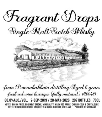 Bunnahabhain Bunnahabhain Staoisha 6 Years Old 2019 Fragrant Drops 0,70 ltr 60%