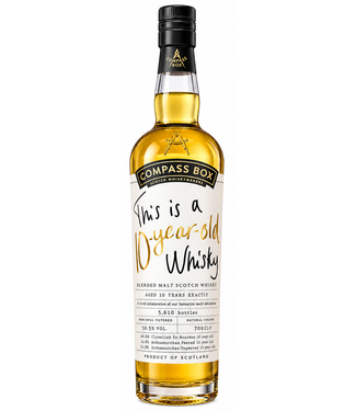 Compass Box Compass Box This Is Not A 10 Years Old Whisky 0,70 ltr 50,5%