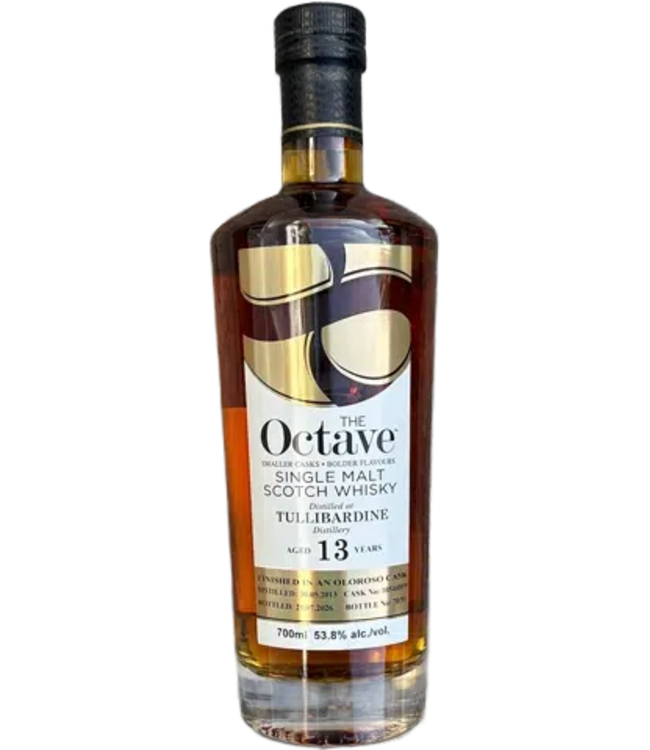 Tullibardine 13 Years Old 2013 Duncan Taylor Octave 0.70 ltr 53.8%