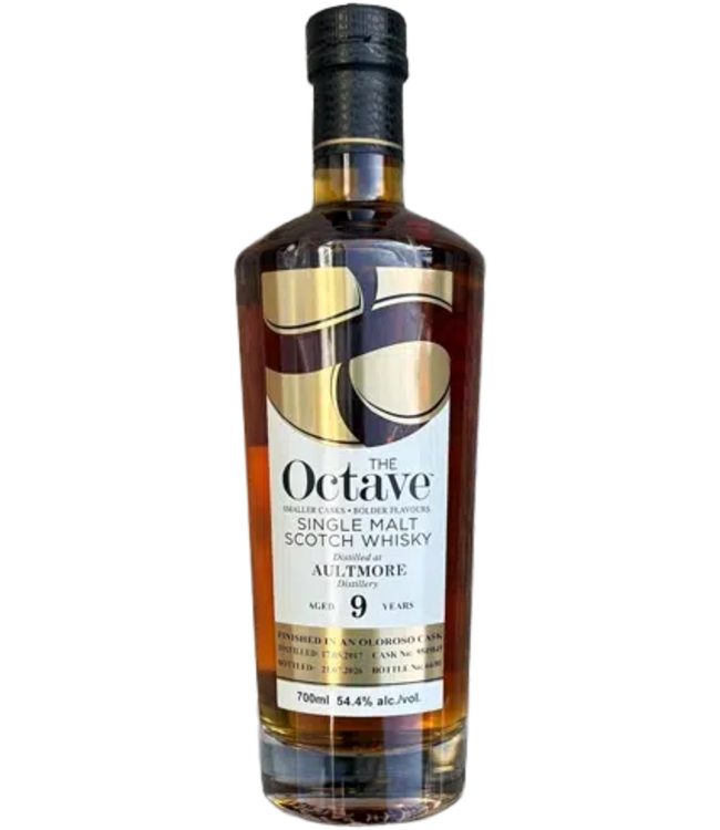 Aultmore 9 Years Old 2017 Duncan Taylor Octave 0,70 ltr 54,4%